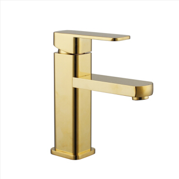 polished brass faucet