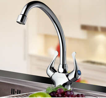 two handle kitchen faucet