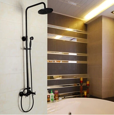 oil rubbed bronze shower