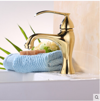 gold faucet