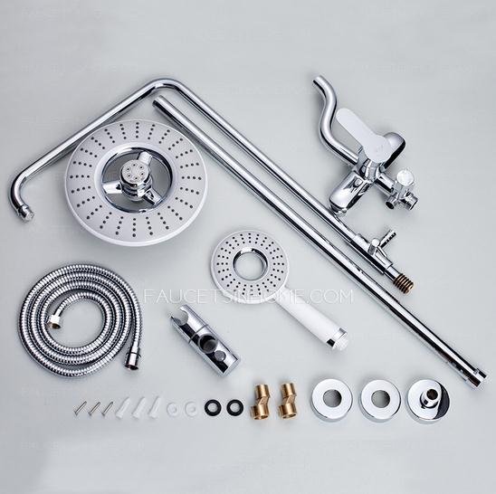 Elevating Grey Bathroom Shower Faucet