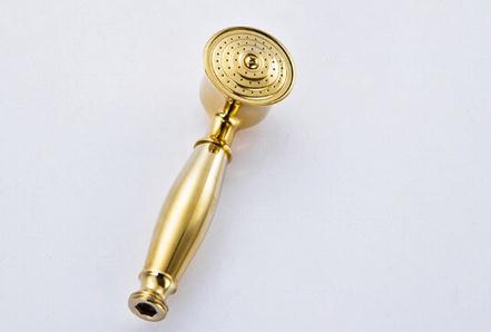 Vintage Polished Brass Shower Faucet