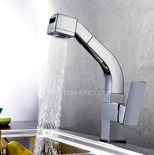 High End Square Shaped Rotatable Kitchen Faucet