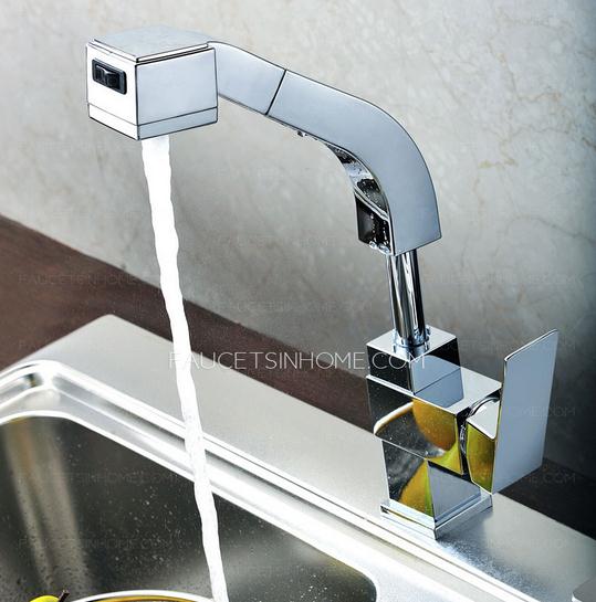 High End Square Shaped Rotatable Kitchen Faucet