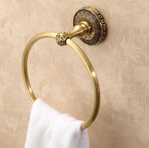 Bathroom towel rings