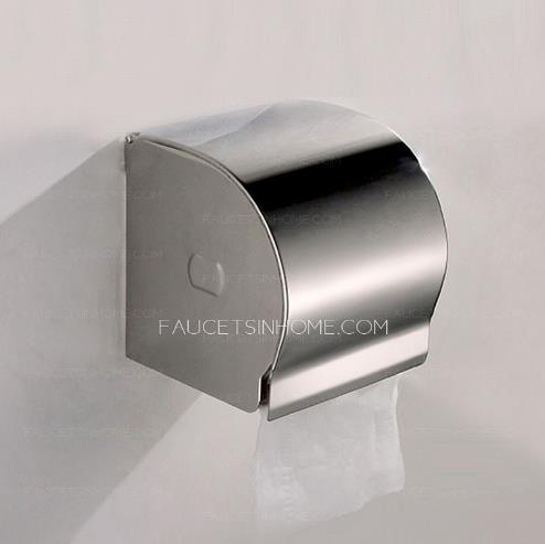 Stainless steel toilet paper holders