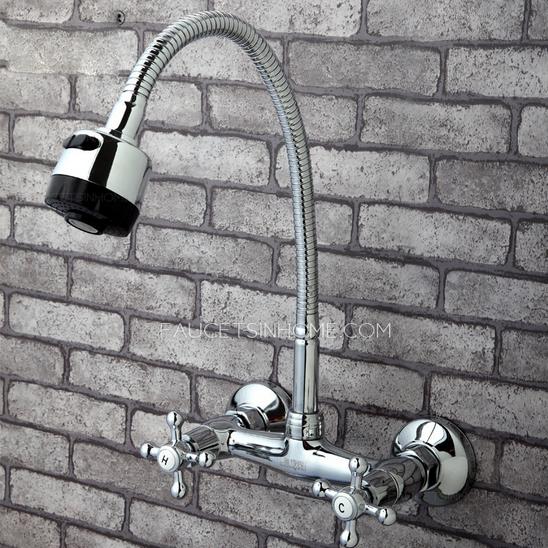 Electroplated kitchen sink faucet 