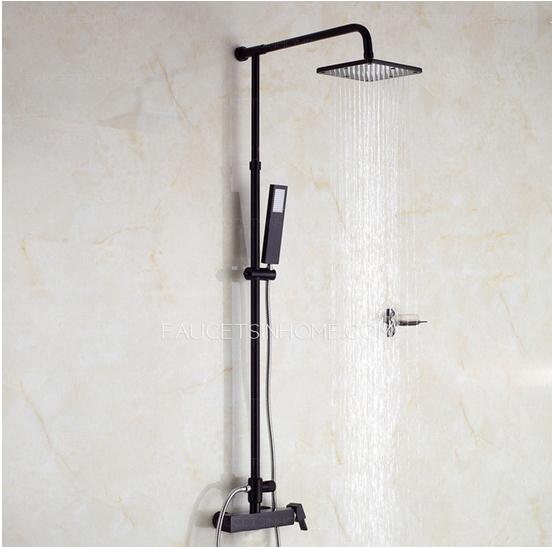 Unique Black Rain Shower Faucets