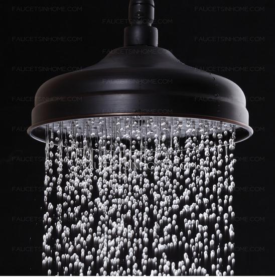 Black oil rubbed bronze shower faucet