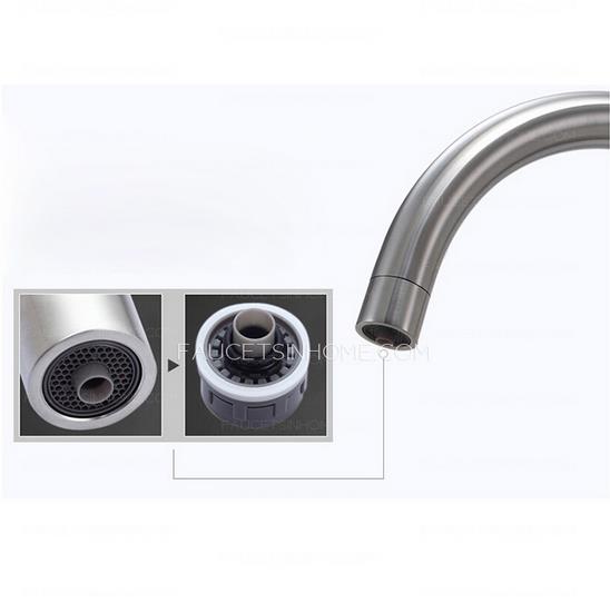 Stainless steel kitchen sink faucet