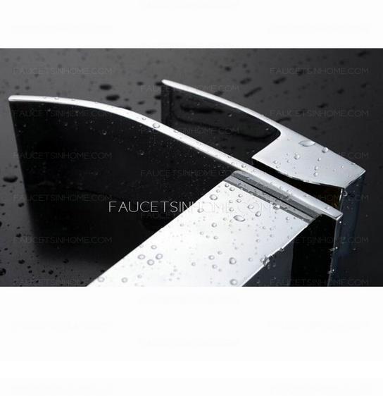 waterfall bathroom sink faucets