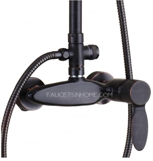 Retro Black Shower Faucet