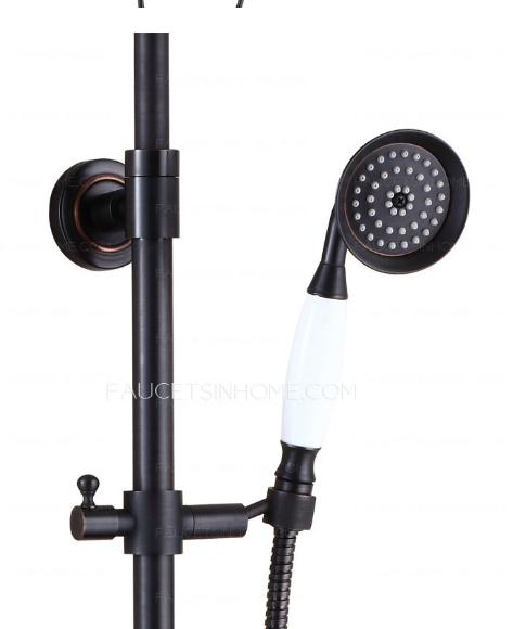 Vintage Oil Rubbed Bronze Shower Faucets