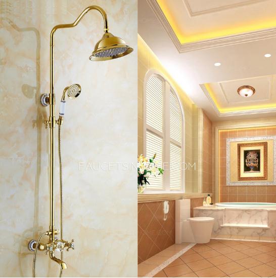 European Style Vintage Brass Shower Faucet