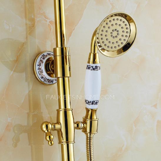 European Style Vintage Brass Shower Faucet