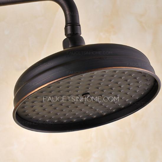 Vintage Oil Rubbed Bronze Brass Shower Faucets