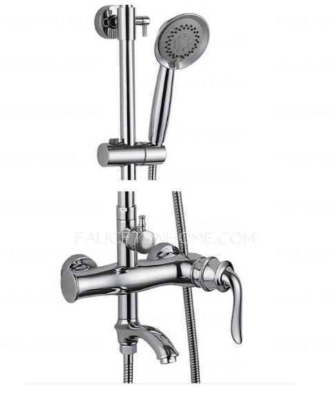 Vintage European Brass Shower Faucet