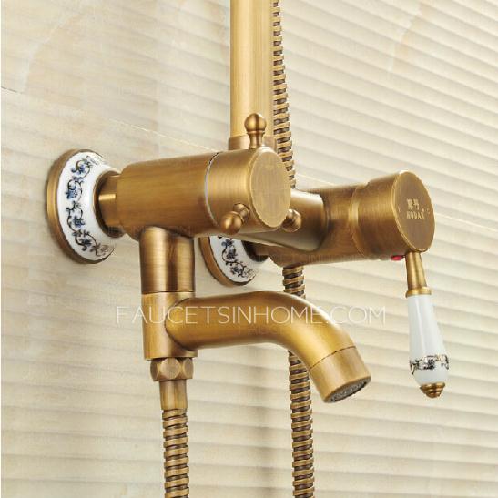 Quality Ceramic Brass Brushed Shower Faucets