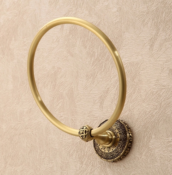 Antique Bronze Bathroom Towel Rings