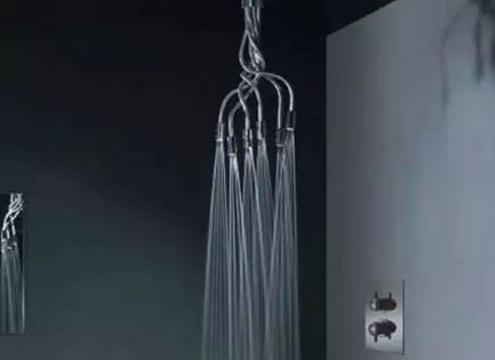 Amazing sculpture of the shower
