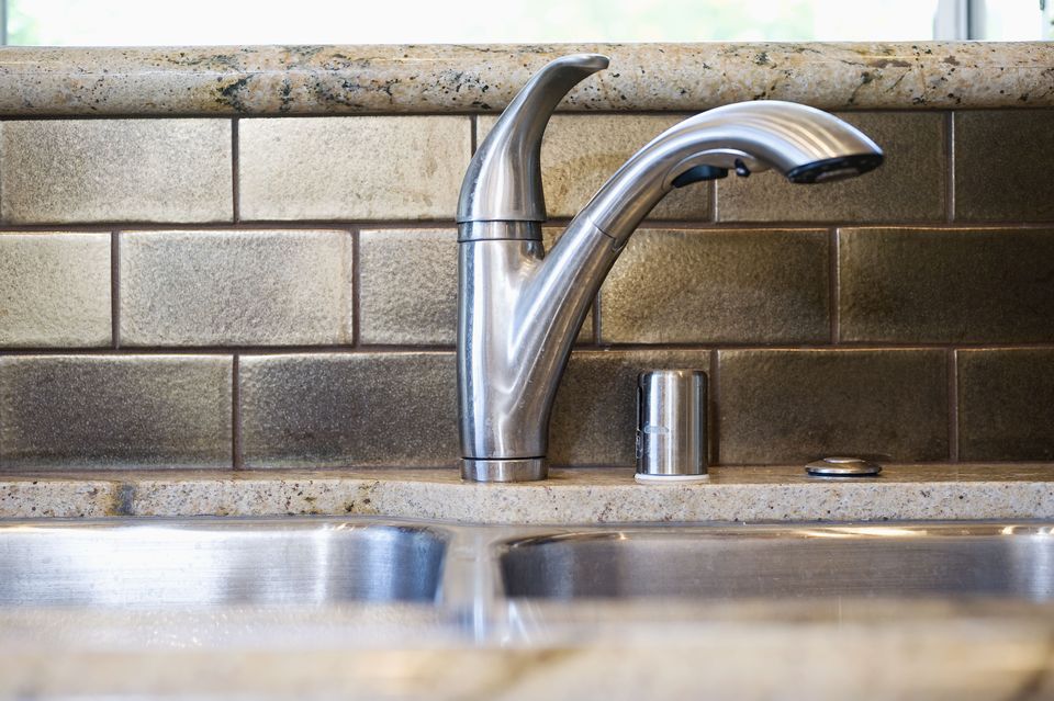 Stainless steel kitchen faucet