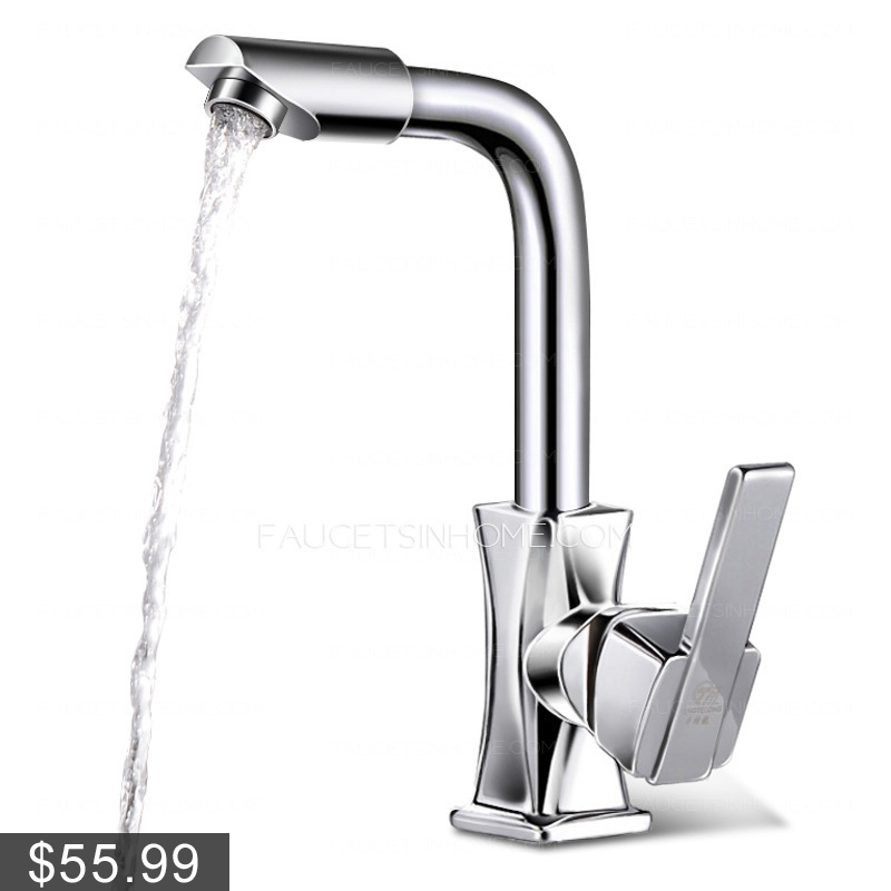 Design Elevate Electroplated Finish For Bathroom Faucet Convenient Rotatable One Hole Cold And Hot Water Bathroom Sink Faucet