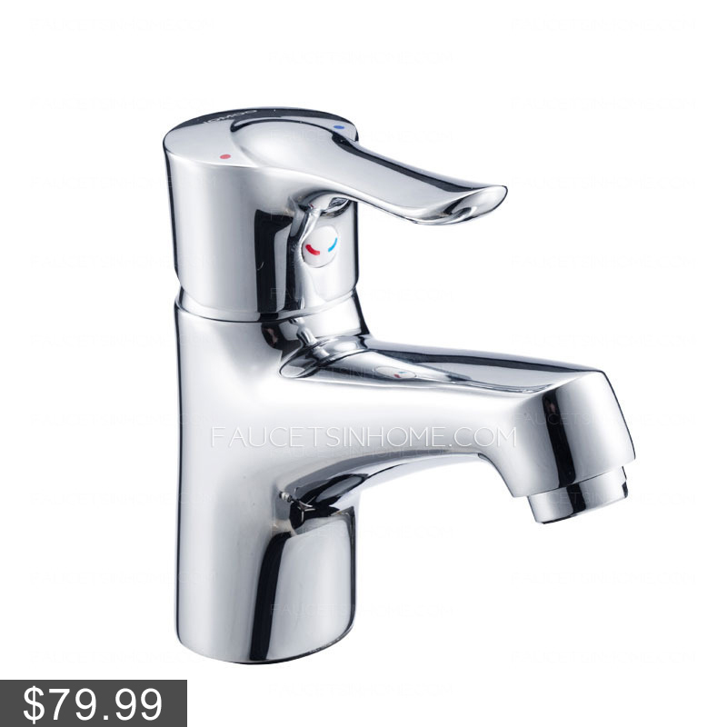 Home > Bathroom Sink Faucets > Classic Deck Mounted Silver Bathroom ...