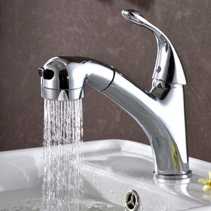 Special Pullout Spray Single Handle Bathroom Sink Faucet