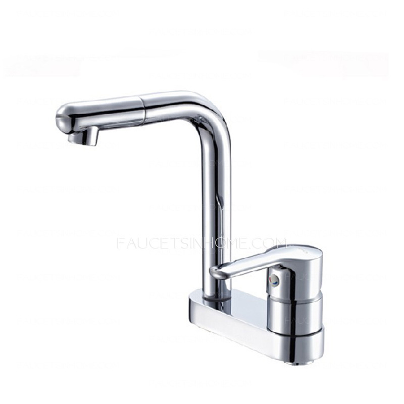 Best Design Two Holes Deck Mounted Bathroom Sink Faucet