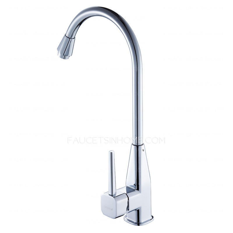 Modern Streamlined Design Brass Rotatable Kitchen Faucet