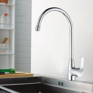 High End Rotatable Single Handle One Hole Kitchen Faucet