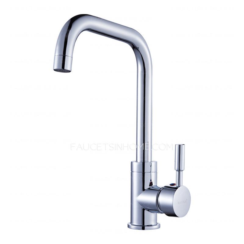 Modern Design Rotatable Thick Material Kitchen Faucet