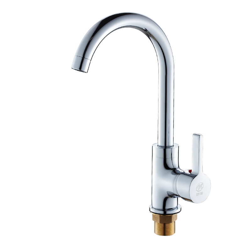 Fashion Thick Brass Casting One Hole Kitchen Faucet