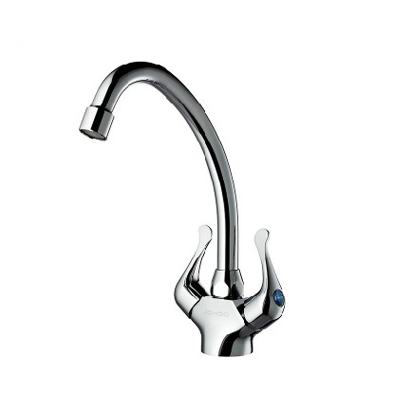 Designed Two Handles Cold And Hot Water Kitchen Faucet