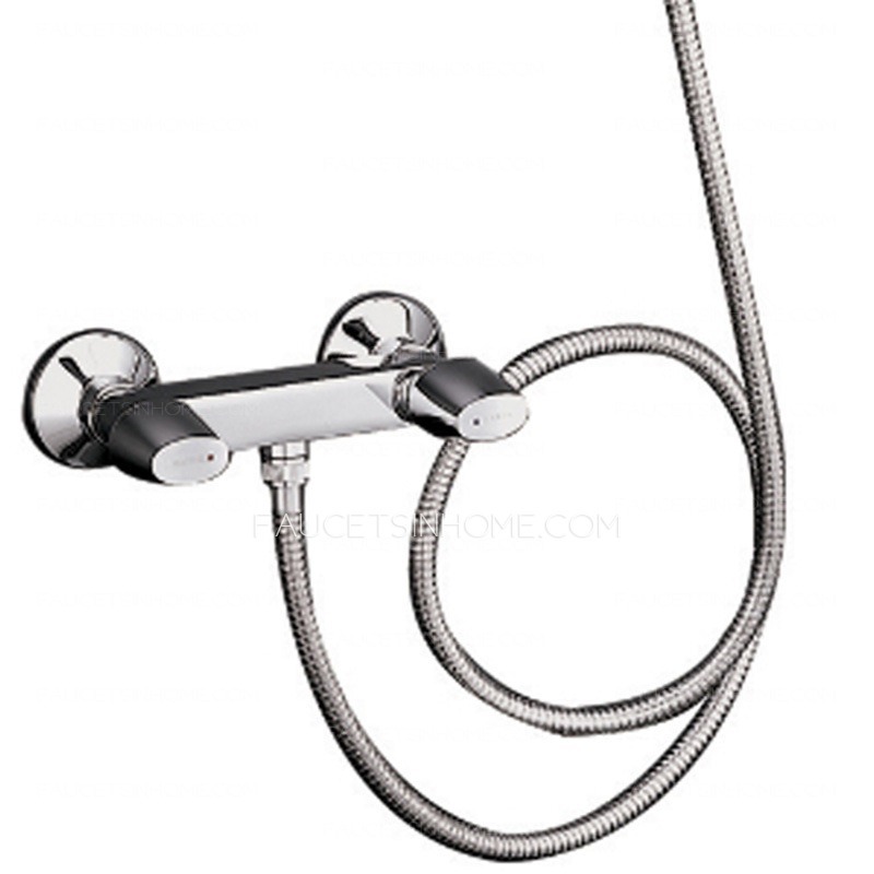 Modern Wall Mounted Sidespray Hand Shower In Shower Faucet