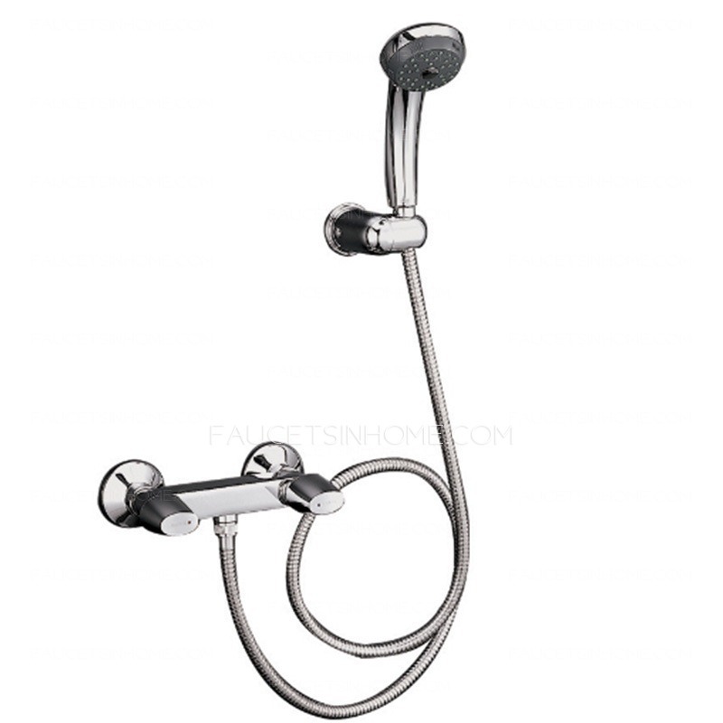 Modern Wall Mounted Sidespray Hand Shower In Shower Faucet