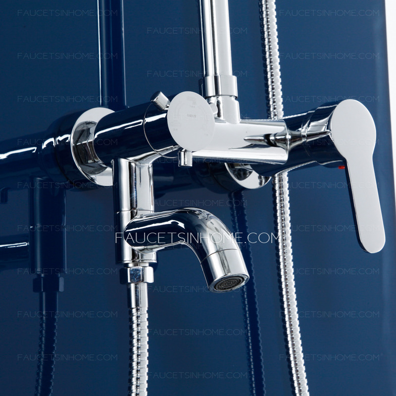 Modern Automatic Return Brass Casting Shower Faucet Set