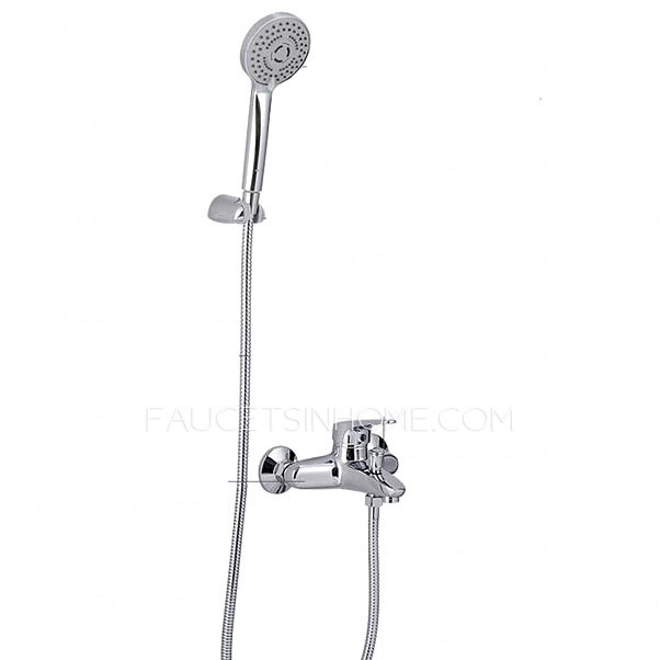 Simple Good Whole Brass Casting Shower Faucet Set 