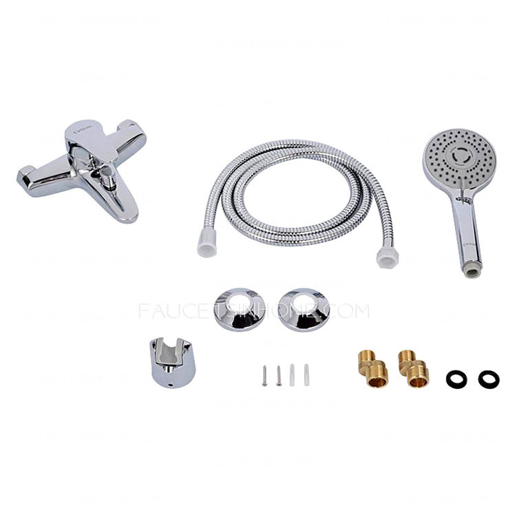 Simple Good Whole Brass Casting Shower Faucet Set 