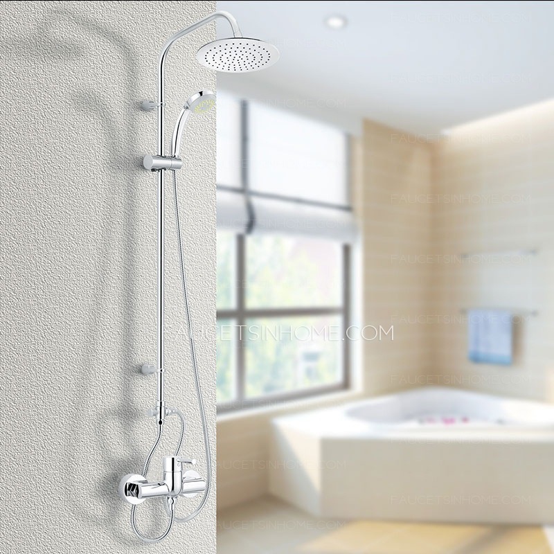 Luxury Silm Efficient Top Shower Faucet Set