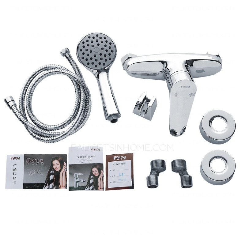 Simple Single Function Shower Faucet With Hand Shower