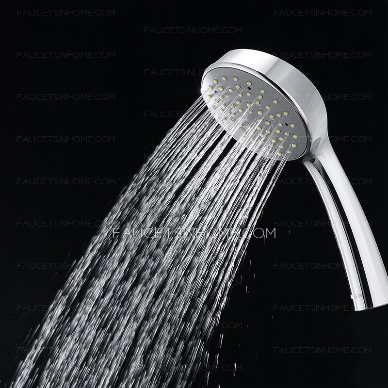 Modern Shower Faucet Set With Single Handle And Hand Shower