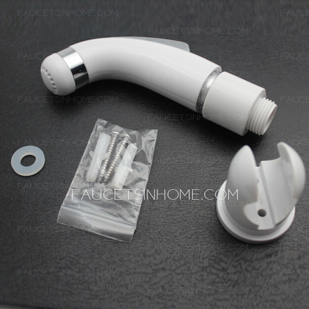 Fashion White Painted ABS Plastic Bidet Faucet