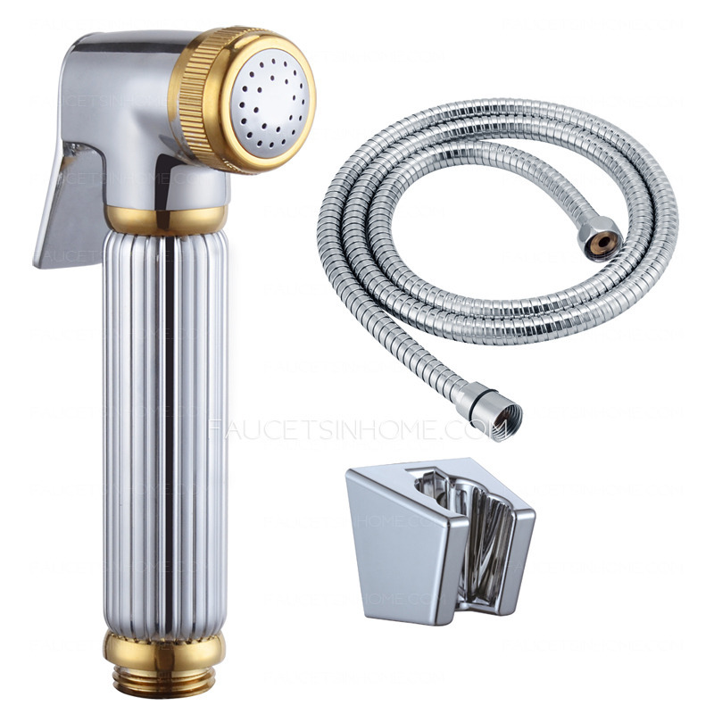 Modern Pressurized Brass Bidet Faucet With Hand Held Spray