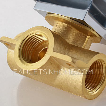 Luxury Wall Mounted Brass Bidet Faucet With Hand Held Spray 