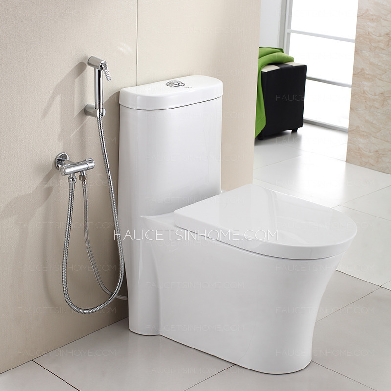 Cheap Bidet Faucet With Thick Angle Valve And Spray Gun