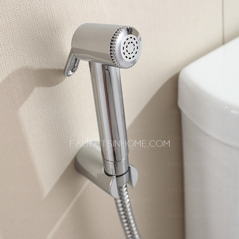 Cheap Bidet Faucet With Thick Angle Valve And  Spray Gun