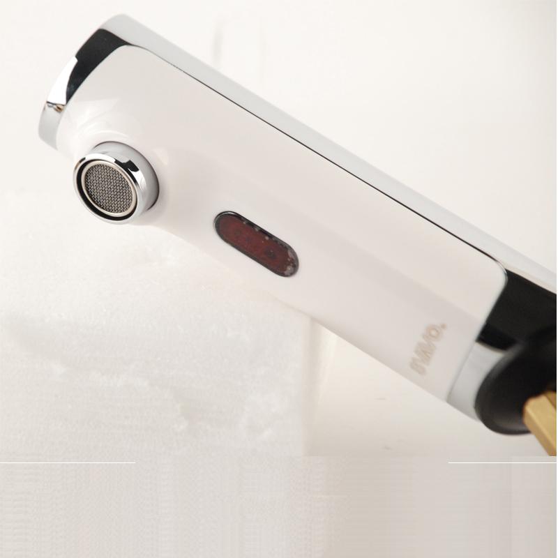 Fashion White Automatic Touchless Faucet With Hands Free
