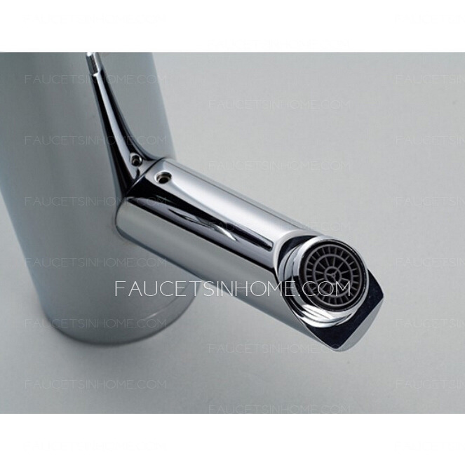 Simple Brass Single Handle One Hole Automatic Touchless Faucet