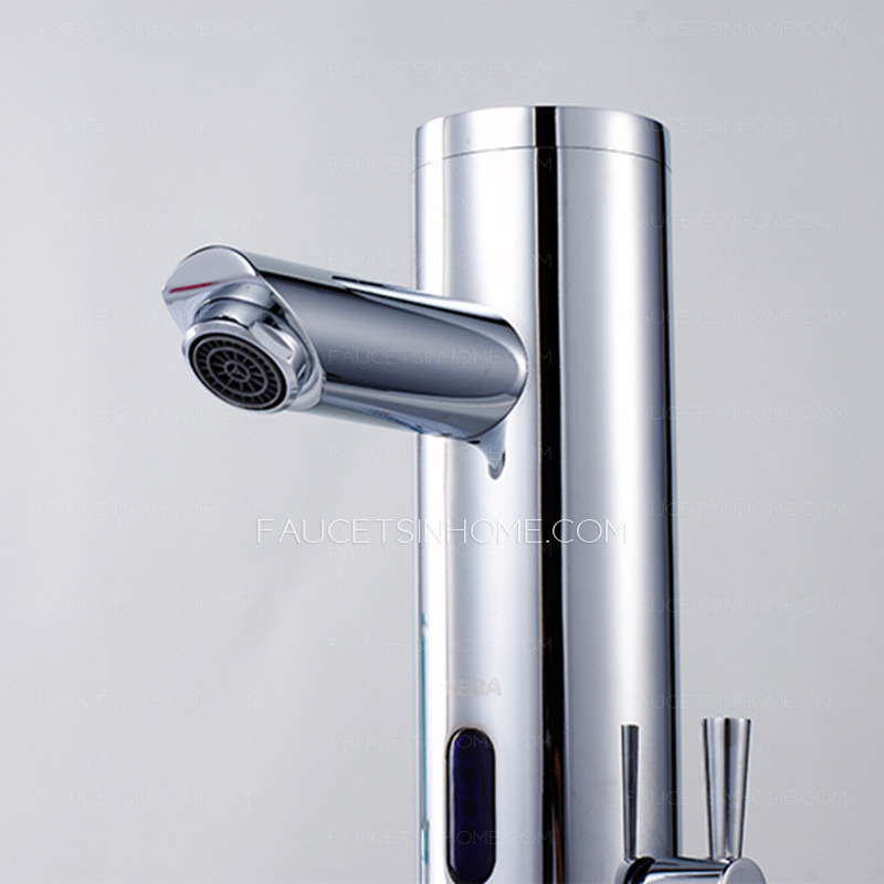 Simple Brass Single Handle One Hole Automatic Touchless Faucet